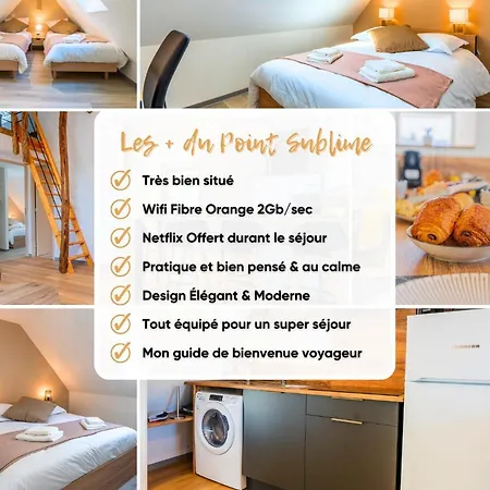 Apartamento Le Point Sublime - Netflix/wifi Fibre/terrasse Banassac